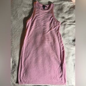 Forever 21 pink terry cloth dress